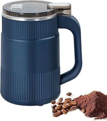 DMA Electric Coffee Grinder with Handle Personal Coffee Maker(Blue)