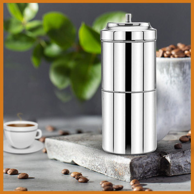 Magrido Stainless Steel South Indian Coffee Decoction Maker Personal Coffee Maker(Silver)