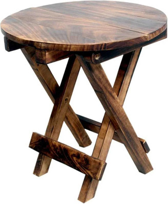 jaismin world foldable coffee/tea table for living room Solid Wood Coffee Table(Finish Color - Brown, Pre-assembled)