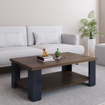Flipkart Perfect Homes Dublin Engineered Wood Coffee Table(Finish Color - Walnut and Wenge, Knock Down)