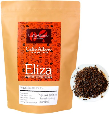 Caffe Albero Eliza Course Ground Dark Roast& Ground Coffee for French Press Roast & Ground Coffee(500 g, Chocolate, Pure Flavoured)