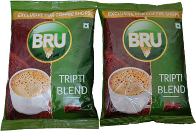BRU Tripti Blend instant Coffee Powder SPECIAL CATERING pack of 2 ( each 200g ) Instant Coffee(2 x 200 g, Chicory Flavoured)