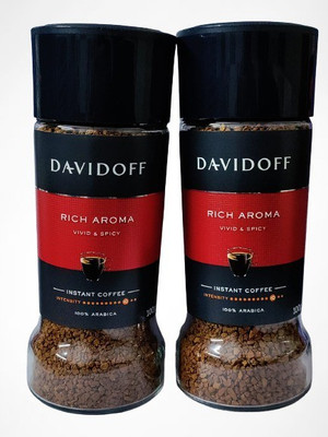Davidoff Rich Aroma | Instant Coffee |100g Instant Coffee | Pack of 2 Instant Coffee(2 x 100 g)
