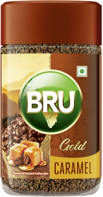 BRU Gold Instant Coffee(55 g, Caramel Flavoured)