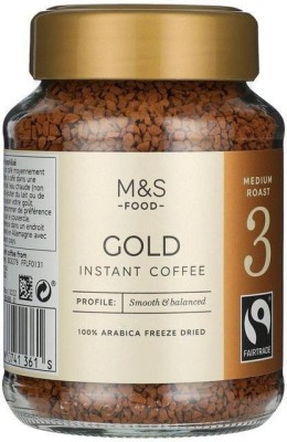 Mark & Spencer Gold Instant Coffee Smooth Balanced Medium Roast Instant Coffee(100 g)