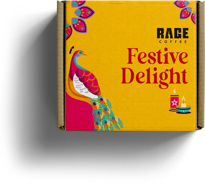 RAGE Extra Strong Blend Sachets|Pack of 30 + Belgian Chocolate 60g + Shaker + Frother Instant Coffee(4 x 26.25 g, Assorted Flavoured)