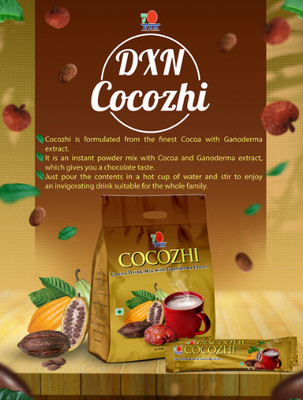 DXN Cocozhi ( Cocoa Drink with Ganoderma extract) Instant Coffee(500 g, Chocolate Flavoured)