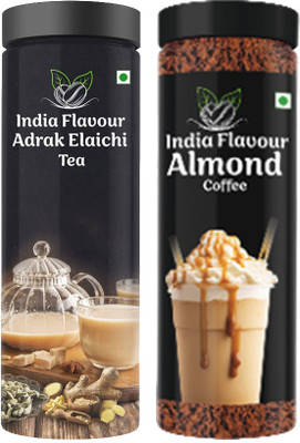 India Flavour Aromatic Rich Flavor Adrak & Elaichi Tea and Almond ...