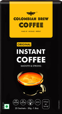 Colombian Brew Pure, Smooth & Strong Instant Coffee(50 g)