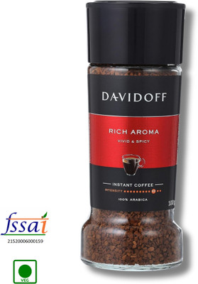 Davidoff Cafe Instant, Rich Aroma Premium Quality Coffee Instant Coffee(100 g, Chicory Flavoured)