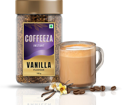 Coffeeza Instant Coffee | Freeze-Dried | Rich & Creamy | Quick Brew | Premium Coffee Instant Coffee(100 g, Vanilla Flavoured)