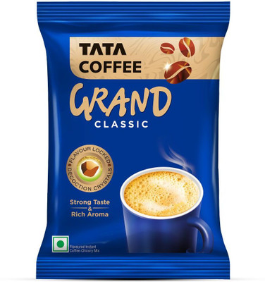 Tata Coffee Grand Classic, Strong Taste & Rich Aroma, With Flavour Locked Decoction Crystals Instant Coffee(50 g)