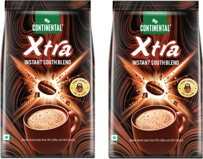 CONTINENTAL XTRA Instant Coffee(2 x 200 g, Chicory Flavoured)