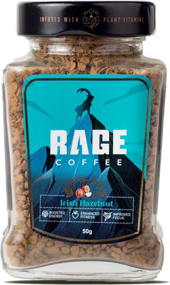 RAGE Irish Instant Coffee(50 g, Hazelnut Flavoured)