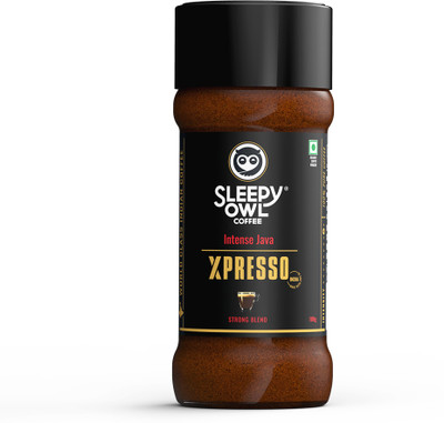 Sleepy Owl Intense Java Xpresso Coffee Instant Coffee(100 g, Pure Flavoured)