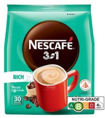 Nescafe 3in1 Rich 30 Stick Premix Instant Coffee(540 g)