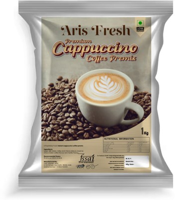 Aris fresh Instant Cappuccino Coffee Premix | Premium Quality | Low sugar | Make 70 cups | Instant Coffee(1 kg, Chocolate, Vanilla Flavoured)