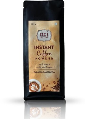 Nei Native Instant Coffee Powder, Blend of Arabica and Robusta | Slow Roasted Coffee Beans Instant Coffee(150 g, Chicory Flavoured)