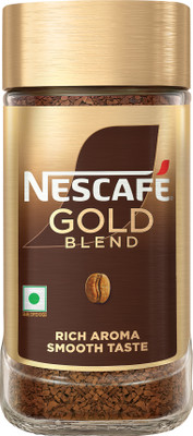 Nescafe Gold Rich and Smooth Coffee Powder Glass Jar Instant Coffee(200 g)
