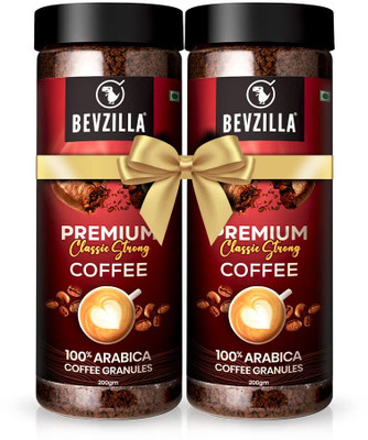 Bevzilla Pack of 2 Premium Classic Strong Coffee | Instant Coffee(2 x 200 g)