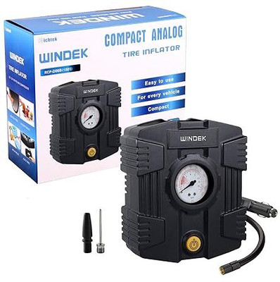Garg overseas 1501 Analog Tyre Inflator Air Pump DC 12V 300 PSI Coil Spring Compressor