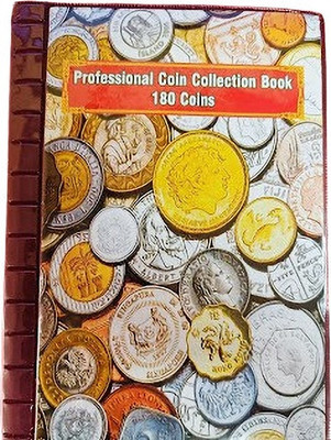 aTOzCRAFTS Coin Storage Album 180 Pocket Coin Bank(Multicolor)