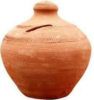 AK traders gullak PACK OF 1 UNITS Coin Bank(Brown)