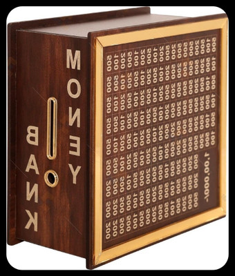 BBG BBG_Money saving bank for kinds 412 Coin Bank(Brown)