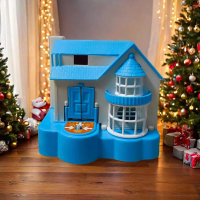 Vaachi Creations Puppy House Durable Money Bank - Perfect for Gifting Unisex Kids Coin Bank(Blue)
