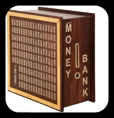 BBG BBG_Money saving bank for kinds 520 Coin Bank(Brown)