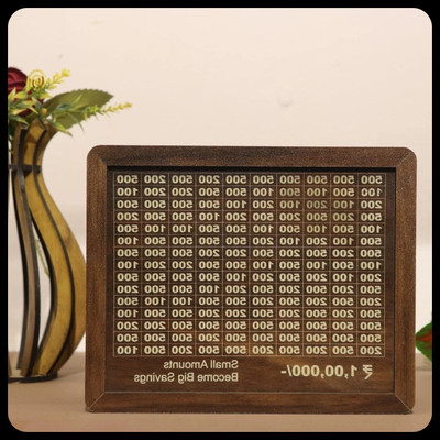 Impexlabh Money saving bank for kinds 04 Coin Bank(Brown)