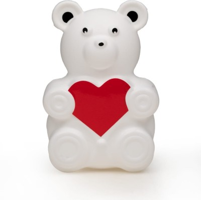 ASTAR INDUSTRIES TEDDY BEAR COIN BOX FOR KIDS ADULTS Coin Bank(White)