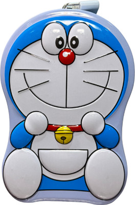 SAI SAMRUDH ENTERPRISES Doraemon Shaped Cartoon Metal Coin Bank(Blue)