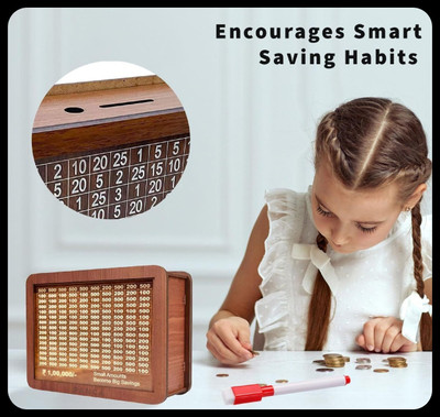 BBG BBG_Money saving bank for kinds 88 Coin Bank(Brown)