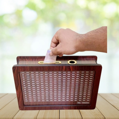 labh money bank saving bank 329 Coin Bank(Brown)