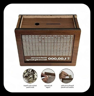 BBG BBG_Money saving bank for kinds 348 Coin Bank(Brown)
