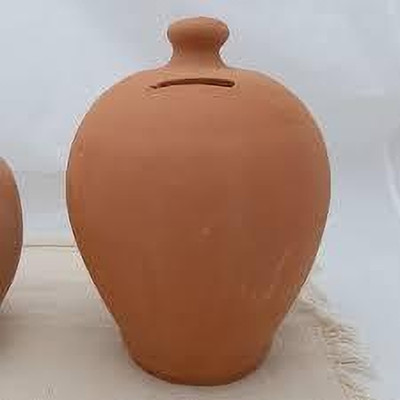 JKB TRADERS PIGGI BANK 1 PCS Coin Bank(Brown)