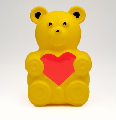 ASTAR INDUSTRIES TEDDY BEAR COIN BOX FOR KIDS ADULTS Coin Bank(Yellow)