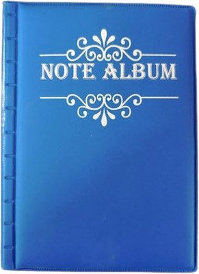 rci Currency Album For Keeping 20 Notes Collection Coin Bank(Blue)
