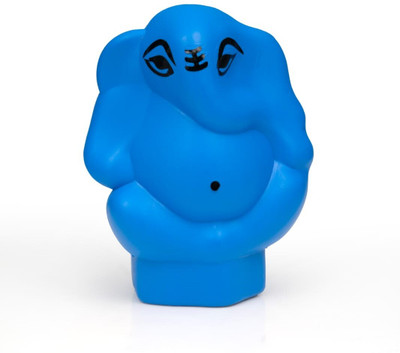 COMBINED ASSOCIATES Elephant for [boys & girls] Coin Bank(Blue)