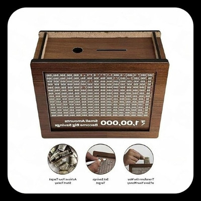 Umiyahouce Money saving bank for kinds 359 Coin Bank(Brown)
