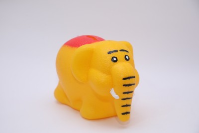 Shree Gautam Enterprises Jumbo Elephant Piggy Money Bank Coin Bank(Yellow)