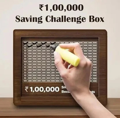 Miboo Wooden money Saving Box Coin Bank(Brown)