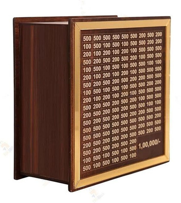 shivu craft Disciplined Savings Coin Bank for Financial Stability & Growth Coin Bank(Brown)