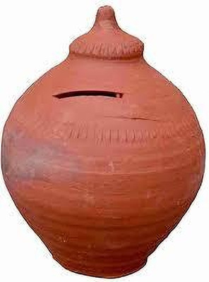 JKB TRADERS PIGGI BANK 1 UNITS Coin Bank(Brown)