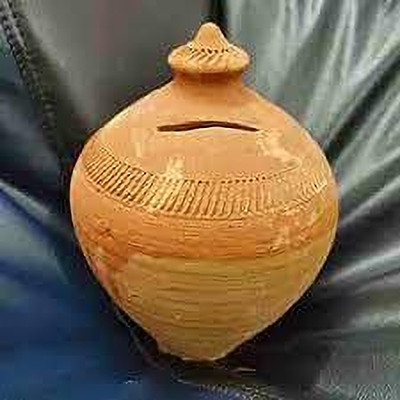JKB TRADERS COIN BANK gullak 1 UNITS Coin Bank(Brown)