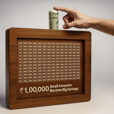 ALP CART Wooden Money/Piggy Bank Money Box for Kids & Adults Coin Bank(Brown)