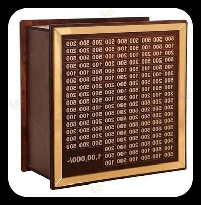 KVR CRAFT Money saving bank for kinds 216 Coin Bank(Brown)