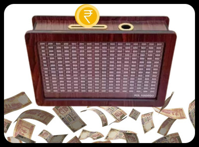 Impexlabh Money saving bank for kinds 232 Coin Bank(Brown)
