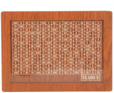 HOOTZILLA Daily Budget Coin Bank for Long-Term Wealth Management Coin Bank(Brown)